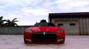 Tesla Model S 2014 для GTA San Andreas миниатюра 4