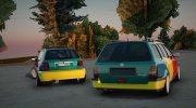 1998 Volkswagen Golf MK3 Variant Harlequin Edition para GTA San Andreas miniatura 2