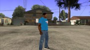 CJ в футболке (Pepsi) для GTA San Andreas миниатюра 3