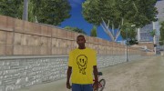 Smiley shirt para GTA San Andreas miniatura 1