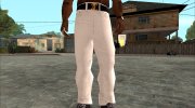 Белые модные джинсы para GTA San Andreas miniatura 1