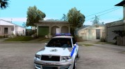 Skoda SuperB GEO Police для GTA San Andreas миниатюра 1