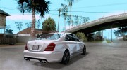 Mercedes Benz S65 AMG 2012 для GTA San Andreas миниатюра 4