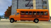 Ford Econoline E-350 1986 School Bus V.3 for GTA 4 miniature 8