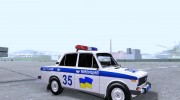 ВАЗ 2106 Полиция для GTA San Andreas миниатюра 4