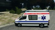Mercedes-Benz Sprinter Azerbaijan Ambulance v0.1 para GTA 4 miniatura 2
