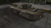 Зоны пробития контурные для Churchill VII для World Of Tanks миниатюра 3