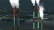 Smoke in factory pipes для GTA San Andreas миниатюра 1