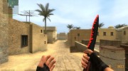 Red&Black Knife-Recolor for Counter-Strike Source miniature 1