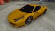 Ferrari 458 Italia FBI for GTA San Andreas miniature 1