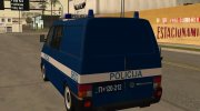 Volkswagen Transporter T4 Police (v.2) для GTA San Andreas миниатюра 5