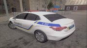 Citroen C 4 Lounge Национальная Полиция Украины для GTA San Andreas миниатюра 3