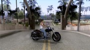 Harley Davidson FLSTF (Fat Boy) v2.0 Skin 4 для GTA San Andreas миниатюра 5