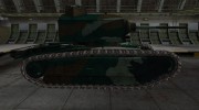 Французкий синеватый скин для ARL 44 для World Of Tanks миниатюра 5