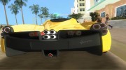 Pagani Huayra TT Black Revel for GTA Vice City miniature 2