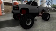 1990 Chevrolet Silverado Monster Truck для GTA San Andreas миниатюра 3