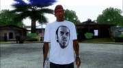 Trevor T-Shirt White (GTA 5) для GTA San Andreas миниатюра 1