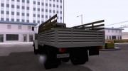 ГАЗ 3309 Двухрядный para GTA San Andreas miniatura 3