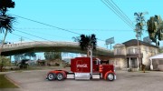 Peterbilt 379 Custom Coca Cola для GTA San Andreas миниатюра 5