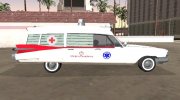 Cadillac Miller-Meteor 1959 Ambulance для GTA San Andreas миниатюра 6
