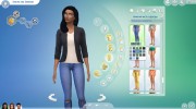 Джинсы para Sims 4 miniatura 9