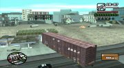 Red BNSF Boxcar para GTA San Andreas miniatura 5