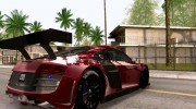 Audi R8 LMS v3.0 для GTA San Andreas миниатюра 4