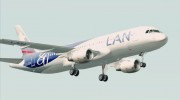 Airbus A320-200 LAN Airlines - 80 Years Anniversary (CC-CQN) para GTA San Andreas miniatura 16