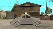 Ford Deluxe Coupe 1940 для GTA San Andreas миниатюра 5