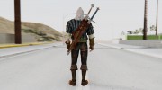 Геральт из The Witcher for GTA San Andreas miniature 3