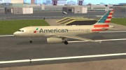 Airbus A319 American Airlines для GTA San Andreas миниатюра 1