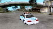 Ford Crown Victoria 1992 NYPD для GTA San Andreas миниатюра 3