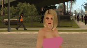 Helena in a pink dress для GTA San Andreas миниатюра 1