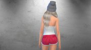 Hollister shorts for women for Sims 4 miniature 3