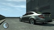 Mercedes-Benz C63 AMG для GTA 4 миниатюра 11