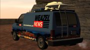 Vapid Speedo Classic News Van for GTA San Andreas miniature 2