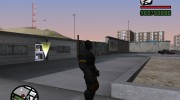 Black Panther Skin para GTA San Andreas miniatura 12