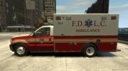 2005 Ford F-350 F.D.L.C. Ambulance para GTA 4 miniatura 3