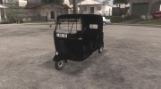 Indian Auto Rickshaw Tuk-Tuk for GTA San Andreas miniature 2