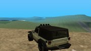 Jeep Wrangler Lowpoly для GTA San Andreas миниатюра 6