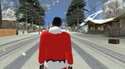 Красная куртка Санта Клауса para GTA San Andreas miniatura 5