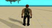 Postal dude в камуфляжной майке 6 para GTA San Andreas miniatura 4