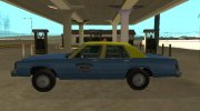 Ford LTD Crown Victoria taxi Downtown Cab Co para GTA San Andreas miniatura 5