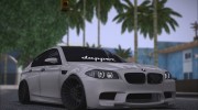 BMW M5 F10 para GTA San Andreas miniatura 17