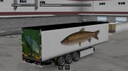 Fish Trailers Pack v 1.1 для Euro Truck Simulator 2 миниатюра 1