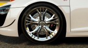 Audi R8 GT Spyder 2012 для GTA 4 миниатюра 6