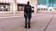 SWAT скин para GTA San Andreas miniatura 3
