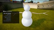 Слепить снеговика for GTA San Andreas miniature 4