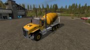 Цементовоз CAT CT660 для Farming Simulator 2017 миниатюра 1