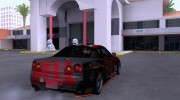 Nissan Skyline R34 Hell Energy для GTA San Andreas миниатюра 3